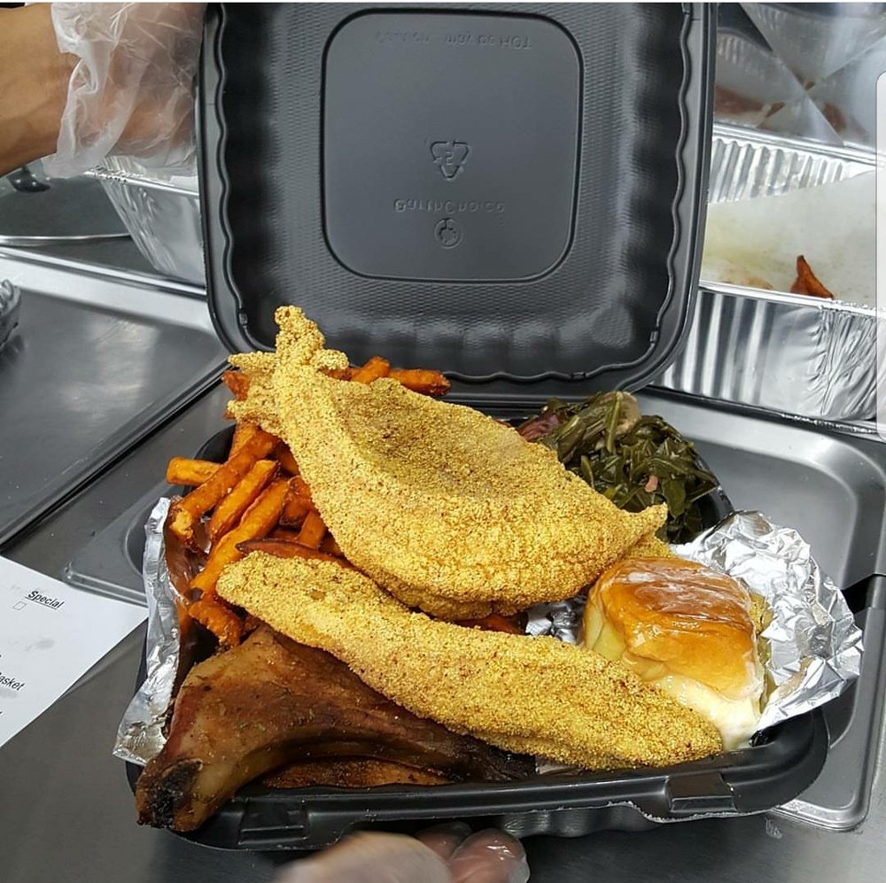 Catfish and smoked porkchops Yelp