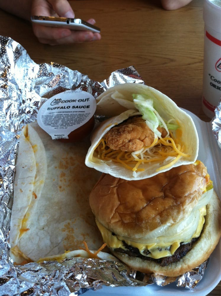 cookout big double burger