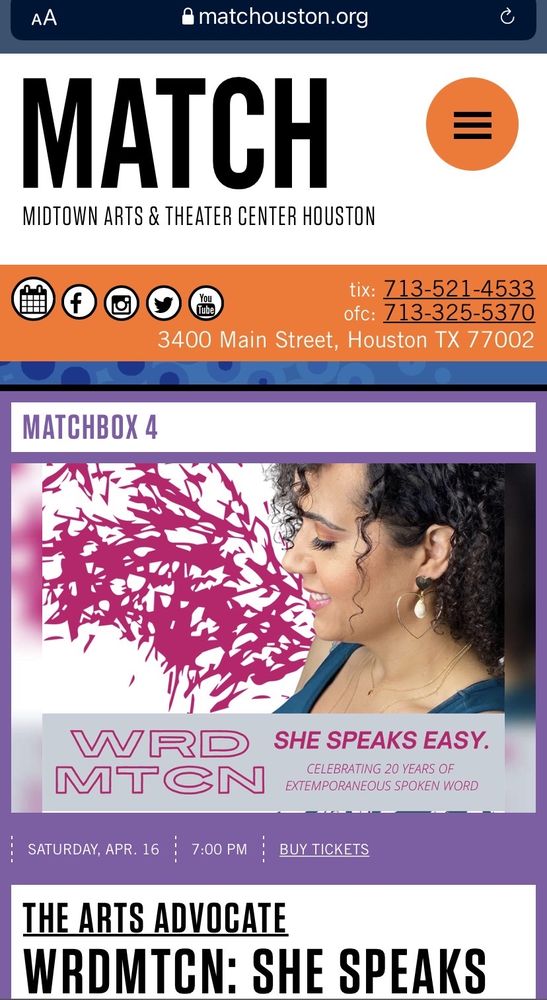 MATCH Midtown Arts & Theater Center Houston, Houston Roadtrippers