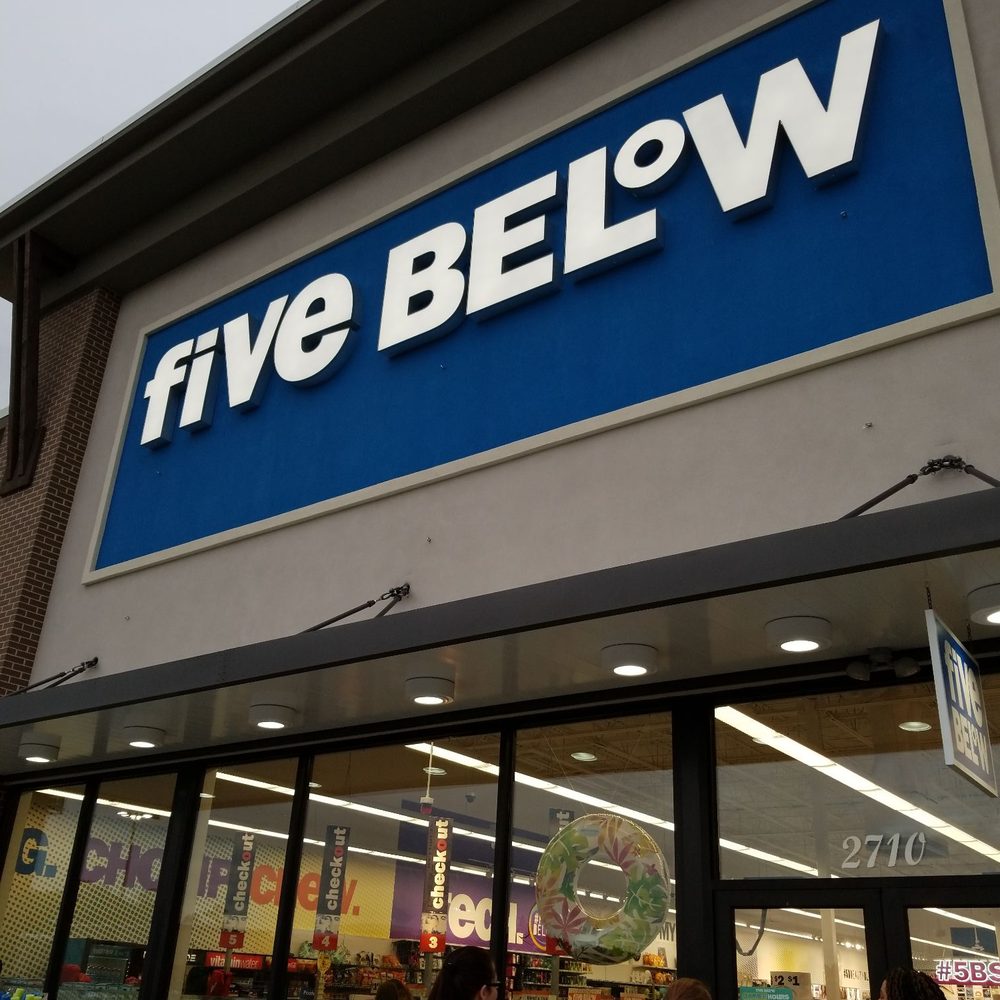Five Below Discount Store 5841 Leisure Ln, Fayetteville, NC Yelp