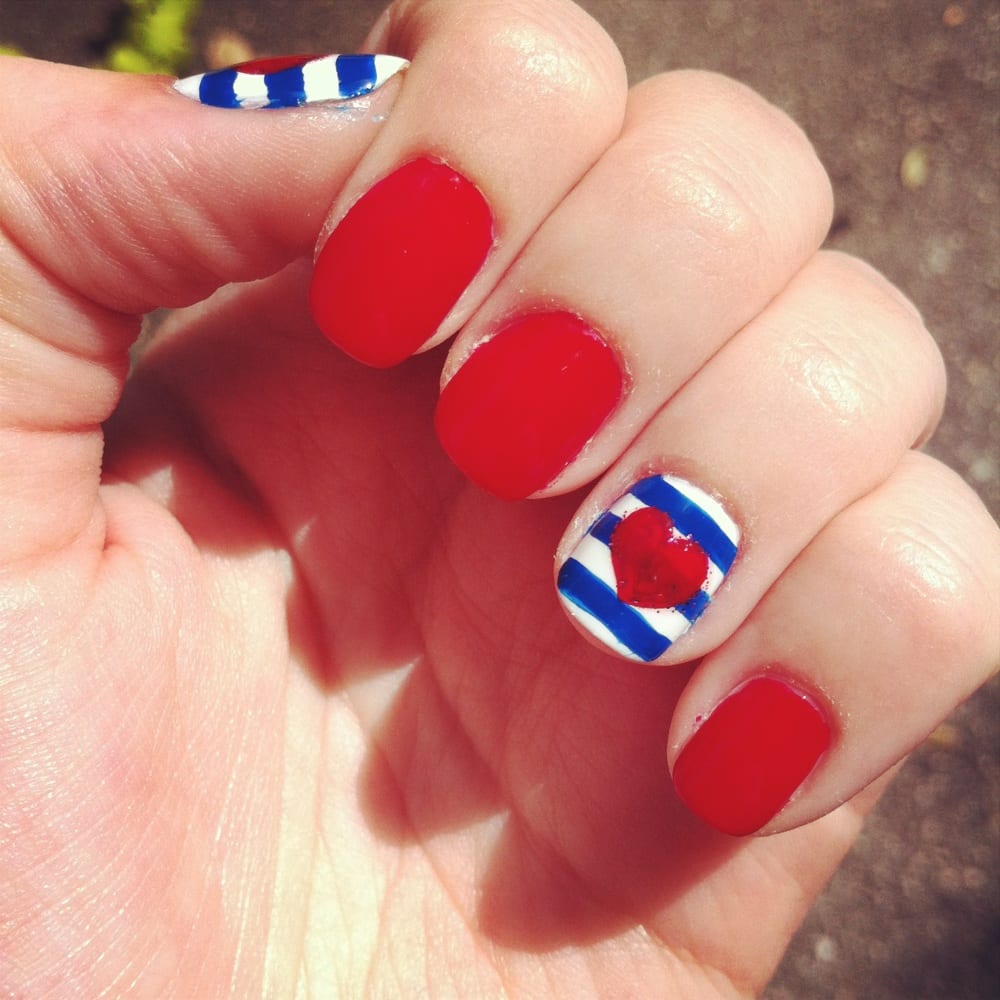 Awesome nail art courtesy of Beyond Nail Spa ] Yelp