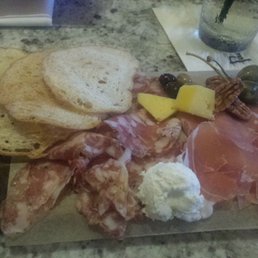 Charcuterie Board.  Good but needed more cheese and crackers.