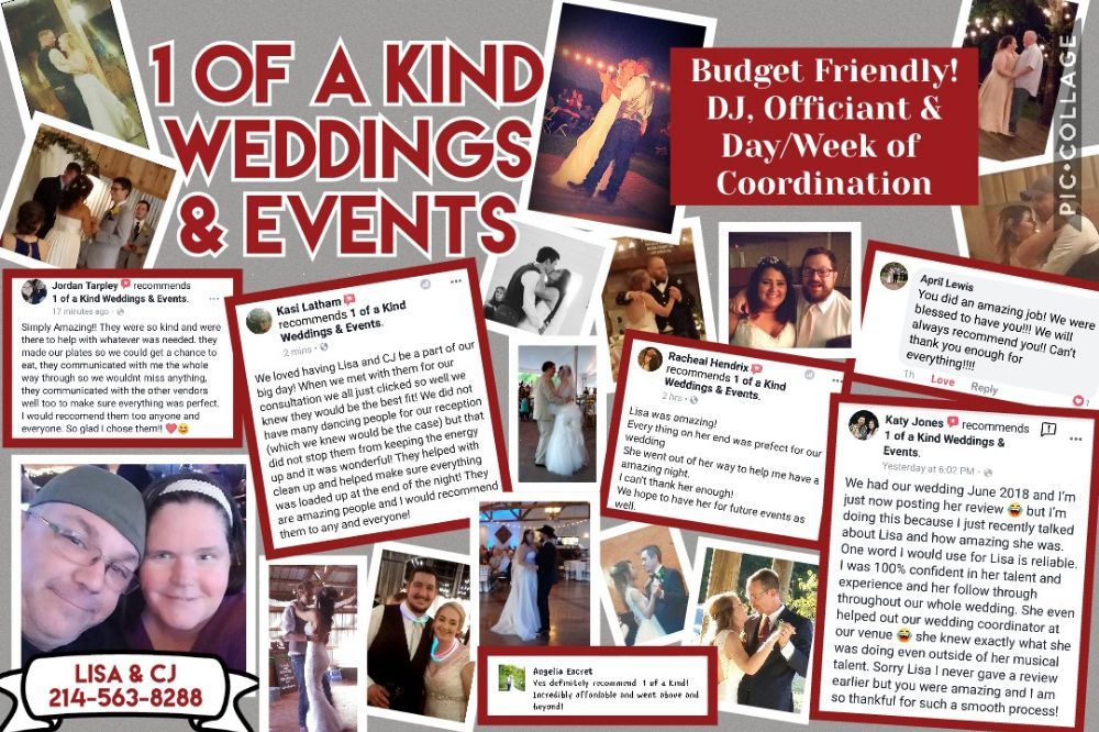 1 of a Kind Weddings & Events