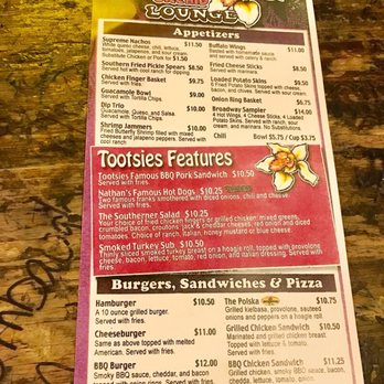 Tootsies Nashville Food Menu Tootsies Nashville Food Menu