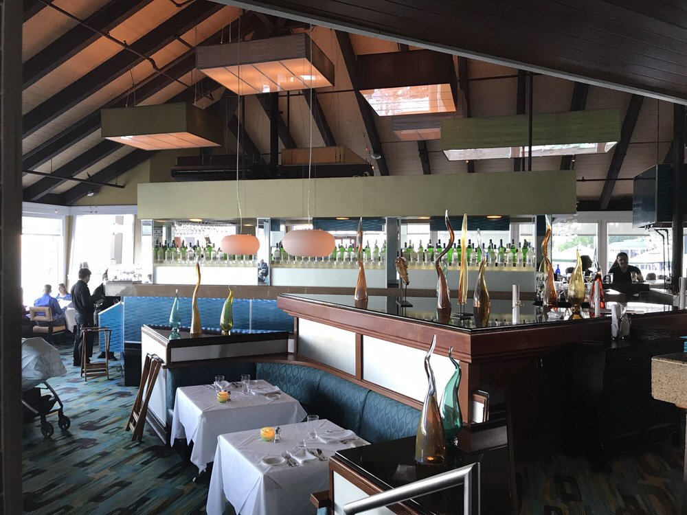 backside of the bar from the main dining area yelp chart house maine