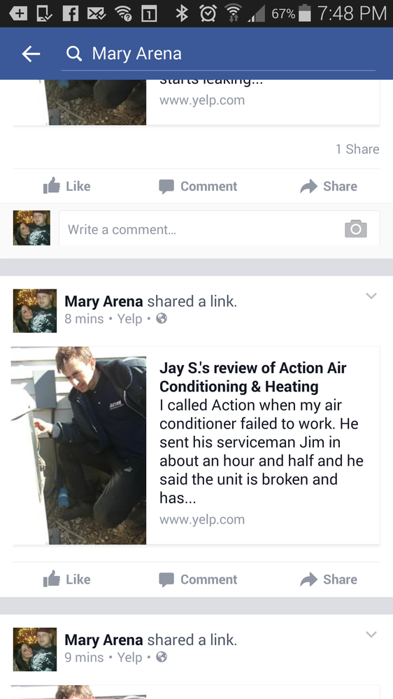 Action Air Conditioning & Heating