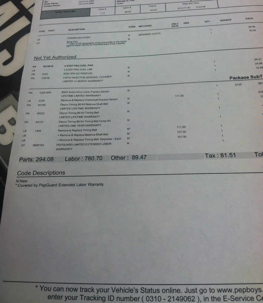 Pepboys Bill Pay Customer Service SavePaying