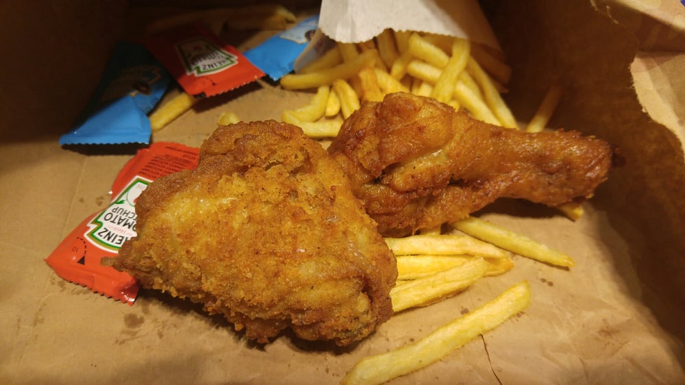 Nasty chicken and chips. Yelp