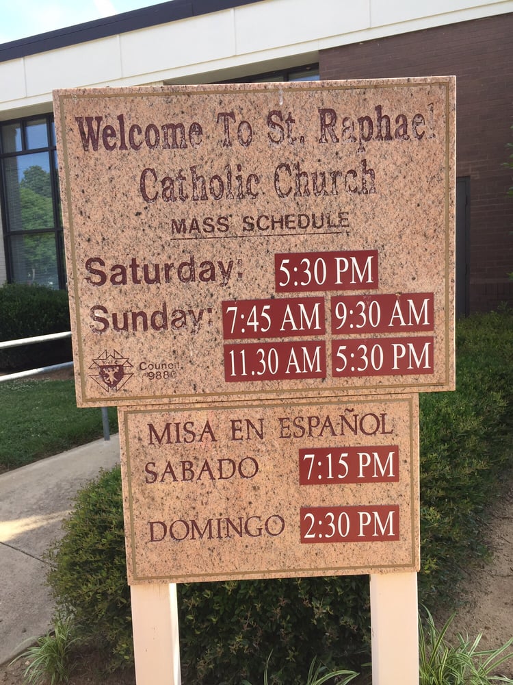 St Raphael Catholic Church Churches 5801 Falls Of Neuse Rd, Raleigh