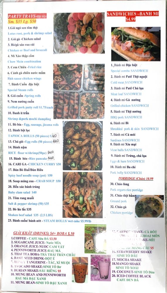 Song Huong Food To Go