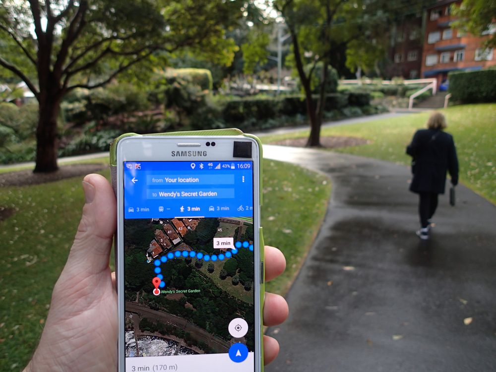 google maps on your smart phone will lead you right to it yelp