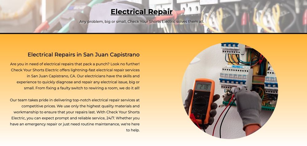 Check Your Shorts Electric Heating and Air