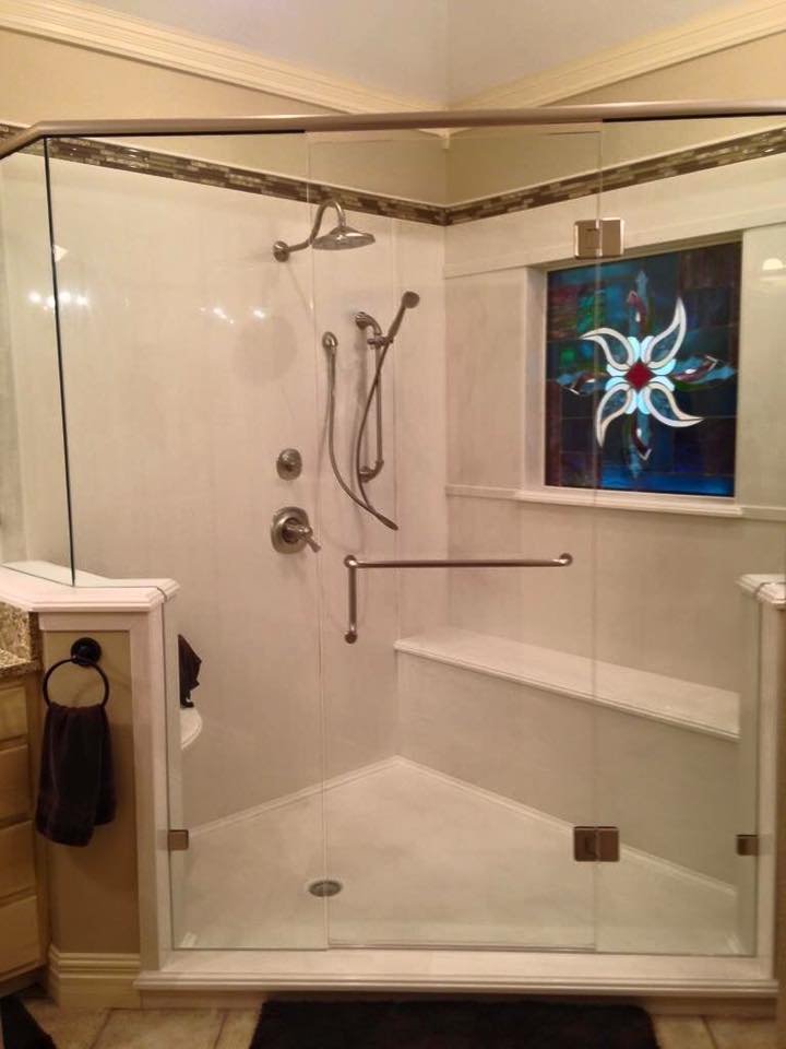 Frameless Shower Door With Towel Bar On Yelp Photo Of Moran Glass Sherman Tx United States Frameless Shower Door With