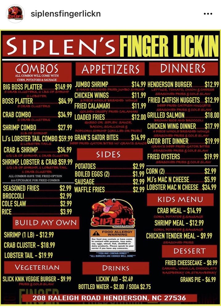 Siplen’s Finger Lickin