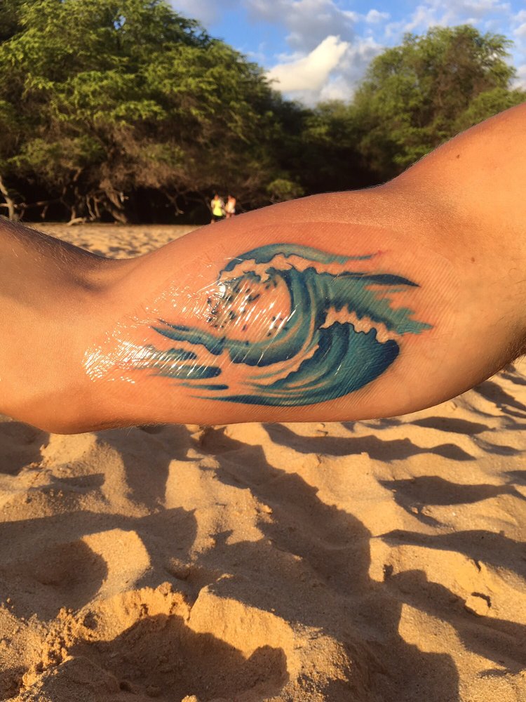 Wave Tattoo @Maui Tattoo Company ~ Travis - Yelp