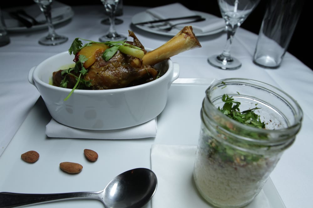 Lamb honey sauce tagine, cinnamon couscous Yelp