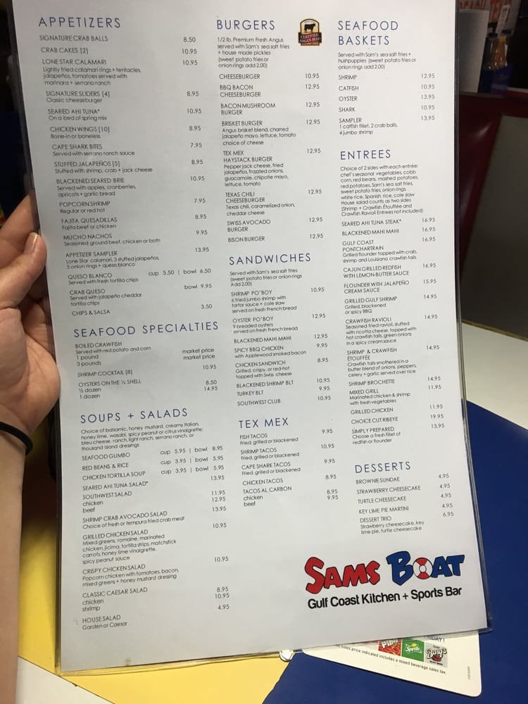 sam s boat menu photos for sam s boat menu yelp sam s boat menu photos for sam s boat menu yelp