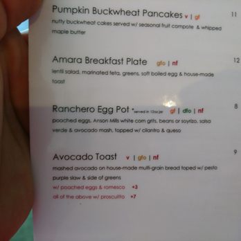 Amara Kitchen Highland Park Menu Amara Kitchen Highland Park Menu