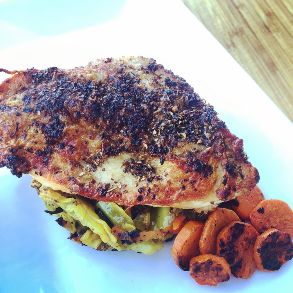 Herbed Chicken Breast w/ Cabbage "Rice" Yelp