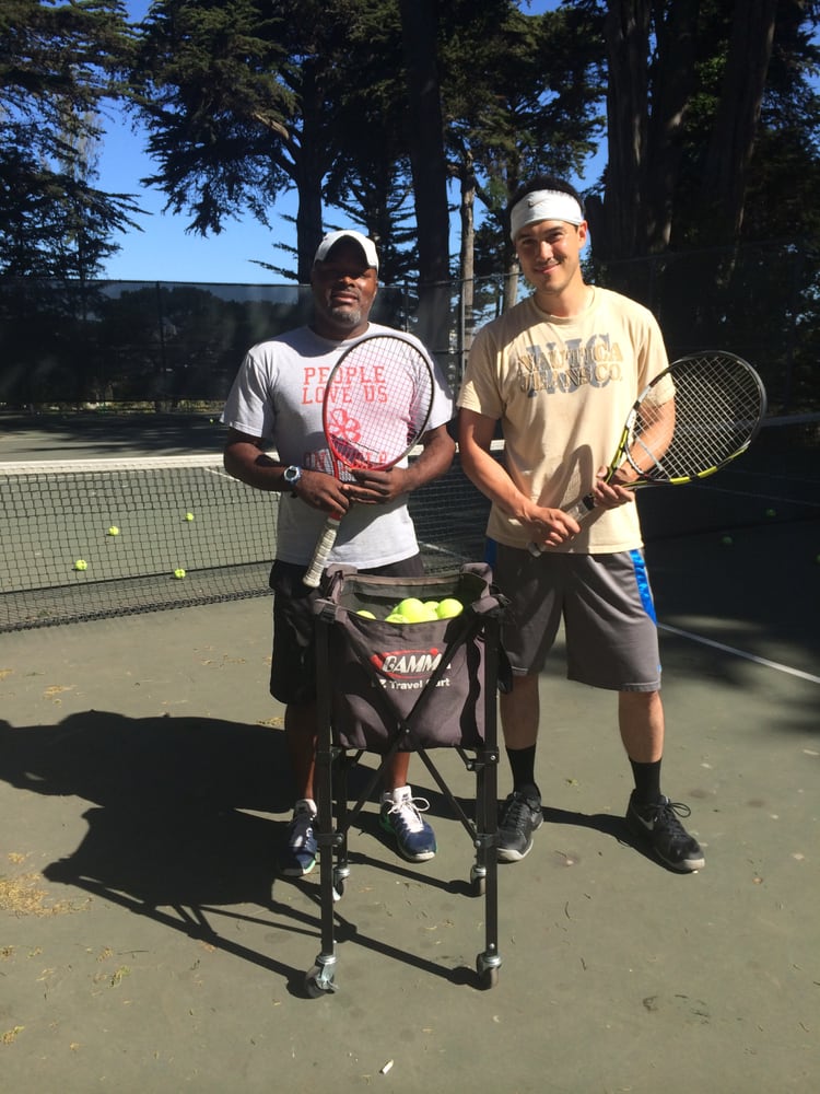 Photo of Tennis Lessons By Mcclain - San Francisco, CA, United States. Coach Mcclain and Christian