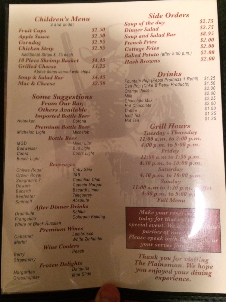 Plainsman Steakhouse & Lounge 15 Photos Steakhouses 103 E 14th St