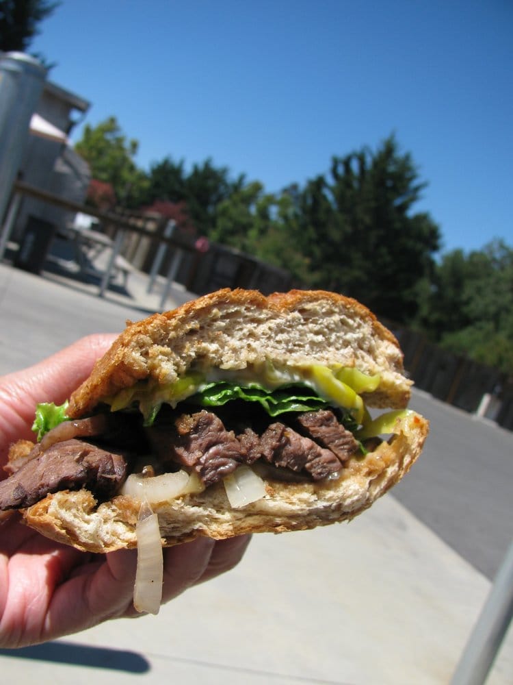 skirt steak sandwich / Yelp