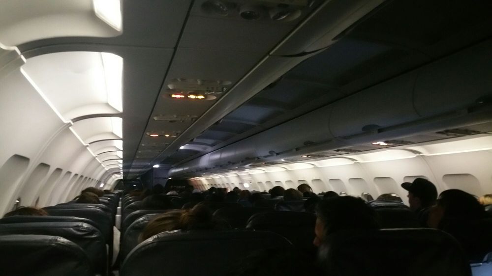 The Interior Of Our Plane To Florida Yelp