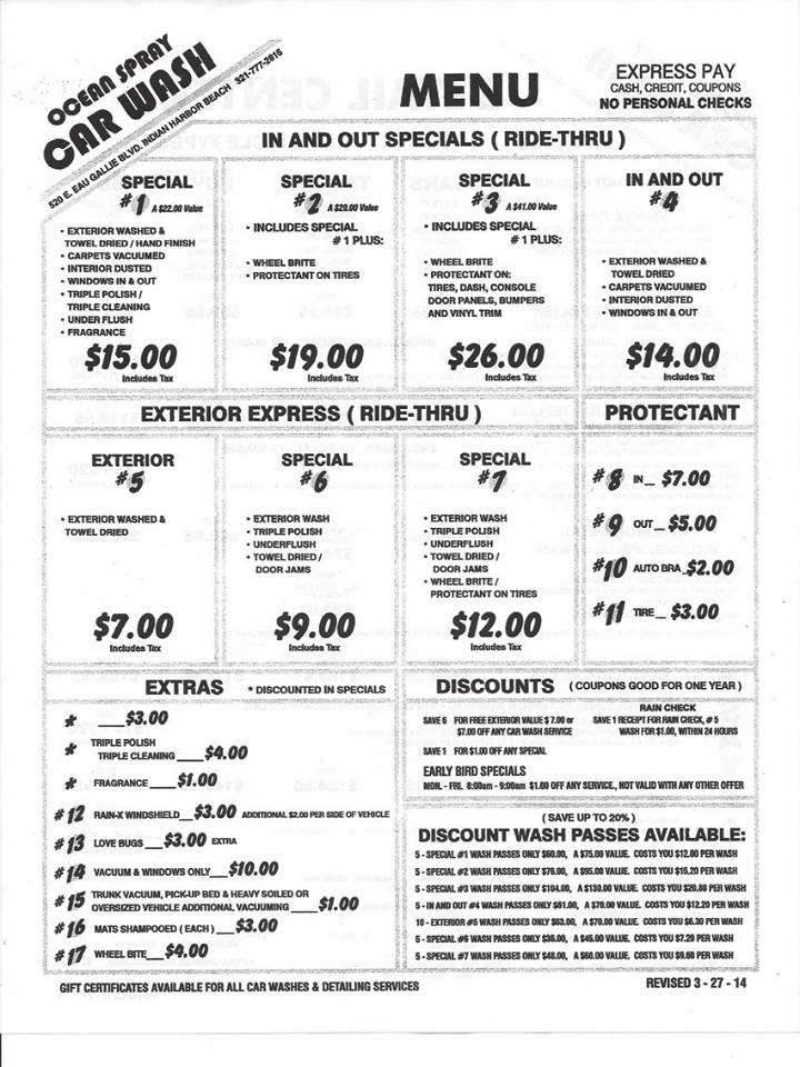 Ocean Spray Car Wash 40 Photos & 20 Reviews Car Wash 520 E Eau