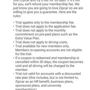 zip car customer service