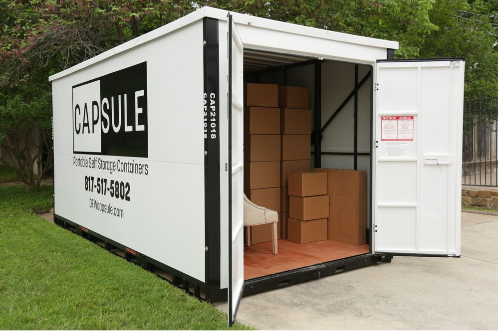 Capsule Portable Self Storage Containers 