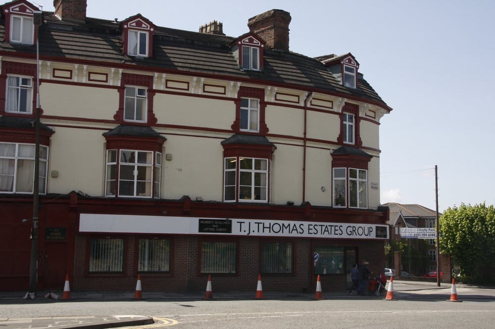 T J Thomas Real Estate Agents 1 Derby Buildings, Liverpool