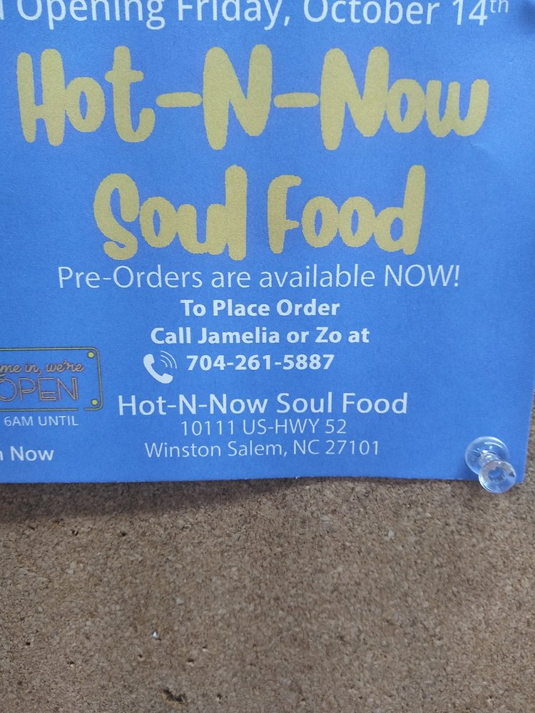 Hot N Now soulfood