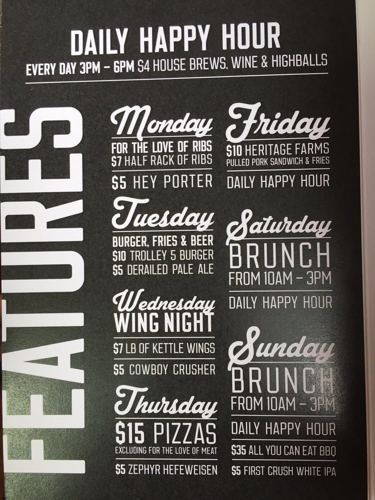 Friday restaurant deals calgary