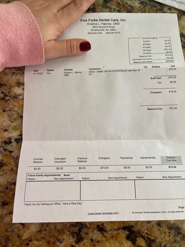 image of business Five Forks Dental Care