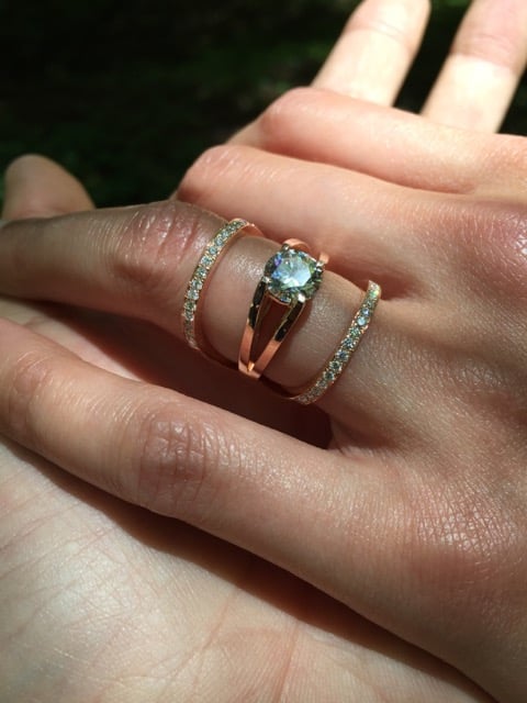 Bliss Lau Engagement Ring Plus Wedding Band Yelp Photo Of No 3 San Francisco Ca United States Bliss Lau Engagement