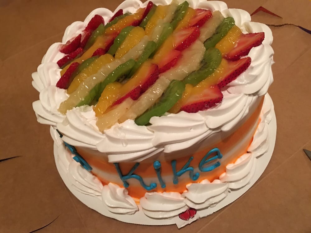 Strawberry filling tres leches birthday cake Yelp