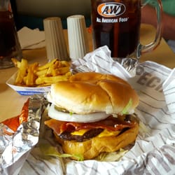 A W Restaurant American New 788 Maple Valley Dr Farmington Photo Of A W Restaurant Farmington Mo United States Original Double Bacon Cheeseburger