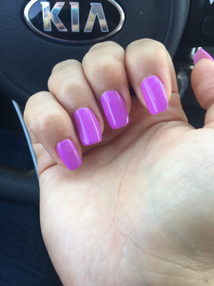 Gel Manicure On My Real Nails Yelp Photo Of Lee Nails Spa Champions Gate Fl United States Gel
