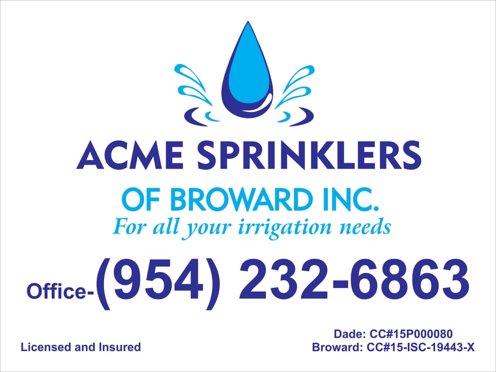 Acme Sprinklers of Broward