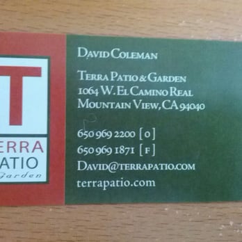 Terra Outdoor Living 25 Photos 23 Reviews Furniture S Photo Of Terra Outdoor Living Mountain View Ca United States Business Card