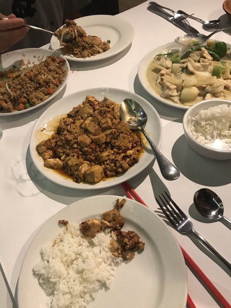 Was So Hungry That I Forgot To Snap Photos Before Digging In Fried Photo Of Red Lotus Asian Kitchen Chapel Hill Nc United States Was