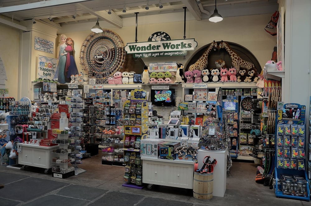Wonder Works Toy Stores 188 Meeting St, French Quarter, Charleston