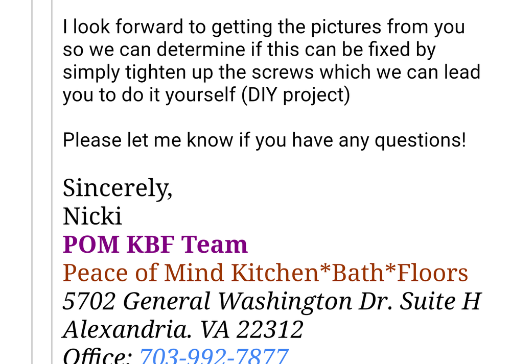 Pom KBF Peace of Mind Kitchen Bath