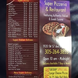Super Pizzeria Restaurant Miami Fl Super Pizzeria Restaurant Miami Fl