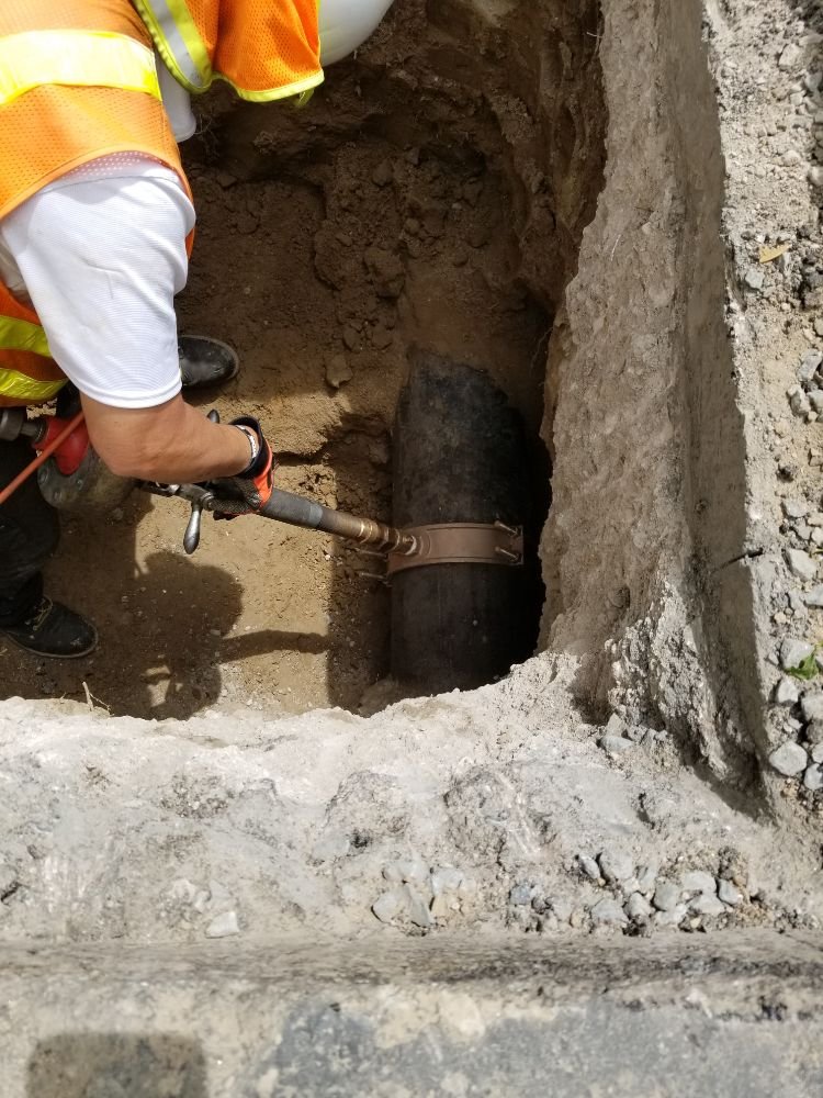 1 Water Tap Into 12 Cast Iron Main Yelp Photo Of Ed S Sewer And Water Repair Denver Co United States 1