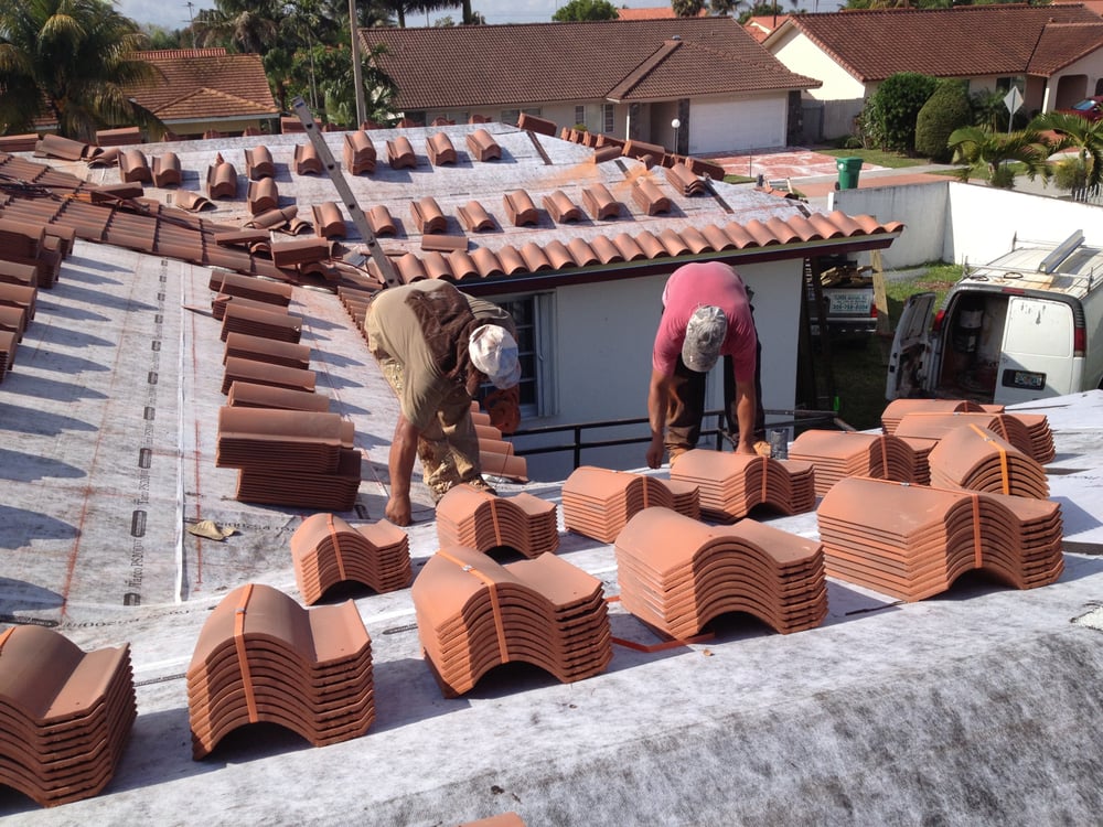 Clay Spanish S Tile Roof Residential Yelp Photo Of Florida Roofing Miami Fl United States Clay Spanish S Tile