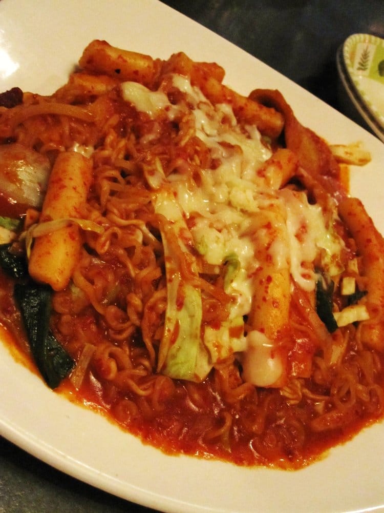 spicy rice cake plus ramen Yelp