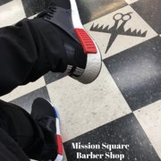 Photo of Mission Square Barber Shop - San Jose, CA, United States. I'm tellin ya's: come early, come flossin' bc these patrons like to stare at your shoes while you're in a chair