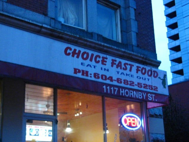 Choice Fast Food