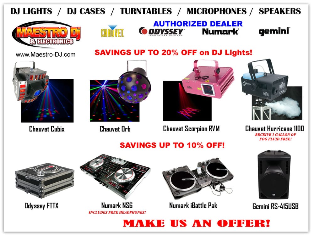 Maestro Dj Electronics CLOSED DJs 1710 S Naomi Ave, Downtown, Los